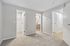 Primary bedroom at Timber Flats with attached bathroom and walk-in closet