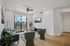 living room of one bedroom apartment at asa midtown apartments