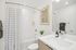 bathroom of one bedroom apartment at asa midtown apartments