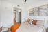 bedroom of one bedroom apartment at asa midtown