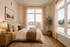 virtually staged bedroom at Rivenwood