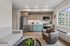 furnished living room and kitchen at cedarline apartments