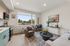 furnished living room and kitchen at cedarline apartments