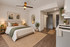 virtually staged studio apartment at koz on killingsworth