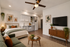 virtually staged studio apartment at koz on killingsworth