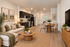 Rogers Landing virtually staged living room