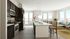 houston heights apartments | apartments on washington ave |Azure Houston Apartment Kitchen and Living Room | Essential Housing Apartment | Apartments on Washington Ave