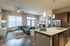 Pearl Washington Apartment Living Room and Kitchen | Apartments on Washington Ave | Houston, TX Apartments