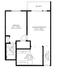 1BR/1BA Layout