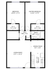 2BR/1BA Layout