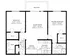 2BR/2BA Layout