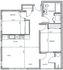 2Bed, 1bath A Units 219, 319, 419
