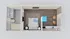 Luxury Studio Apartment 3D Floorplan