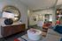 Living Room with Round Mirror