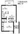 1 bedroom