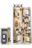 Elegant 3D floor plan featuring 3 bedrooms, spacious living room, modern kitchen, stylish dining area, and private garage.