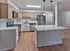 Upgraded kitchen with oversized island