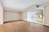 Living and dining area with sliding glass door