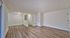 Open floor plan with plank flooring