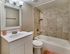 Bathroom with custom tile
