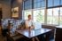 Resident enjoying coffee | Woodland Reserve Clubhouse