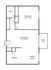 1 bed floor plan at Park Place Apartments in Norristown