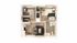 2-1B Quad at York student housing floorplan