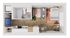 Chic studio apartment floor plan featuring an integrated living and bedroom area with stylish furnishings, a modern kitchen, and a compact bathroom.
