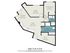 Contemporary floor plan showcasing 771 sq ft with an innovative layout featuring 2 bedrooms, a well-equipped kitchen, and a cozy living room, complemented by two modern bathrooms for optimal comfort.