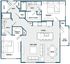 C3 Two Bedroom/Two Bathroom
