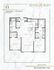 Elegant floor plan of a 2 bedroom, 2 bathroom apartment, featuring a spacious living room, modern kitchen, and two walk-in closets, spread over 1161 sq ft at Devine Heidt.