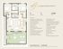 Modern floor plan at The Green at Devine District, showcasing 2 bedrooms, 2 baths, open kitchen and living area, private rooftop courtyard, and luxury finishes, spanning 1468 sq ft.