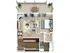 Modern floor plan showcasing 1 bedroom, cozy living area, and open kitchen leading to a stylish balcony.