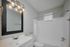 Bathroom with custom mirrors