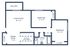 Two bedroom layout