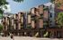 Stylish balconies shaded by corten steel sun screens