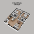 2 Bed/2 Bath