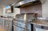 College Town, interior, common area kitchen area, grill, sink, tv