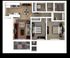 Elegant floor plan highlighting a modern 2-bedroom apartment with a spacious living room, cozy dining area, stylish kitchen, and a welcoming outdoor patio.