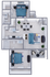 B1 Upgraded floor plan featuring 2 bedrooms 2 bathrooms
