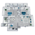 B2 Renovated floor plan featuring 2 bedrooms 2 bathrooms