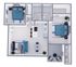B1 Renovated floor plan featuring 2 bedrooms 2 bathrooms