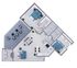 B3 Classic floor plan featuring 2 bedrooms 2 bathrooms