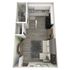 S1 Renovated floor plan featuring studio bedroom 1 bathroom