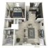 A1 Classic floor plan featuring 1 bedroom 1 bathroom