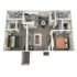 B1 Classic floor plan featuring 2 bedrooms 2 bathrooms
