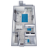 S1 Classic floor plan featuring studio bedroom 1 bathroom