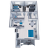 B1 Renovated floor plan featuring 2 bedrooms 1 bathroom