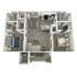 B3 Renovated floor plan featuring 2 bedrooms 2 bathrooms