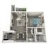 A2 Renovated floor plan featuring 1 bedroom 1 bathroom